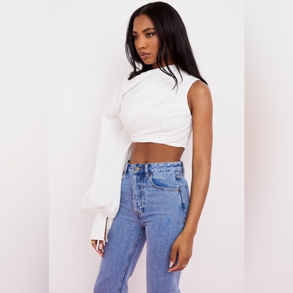 Gigii’s Womens 2 Piece Designer Luxury White Set | Shirt and Skirt | NEW/NWT!💜 - Picture 5 of 16